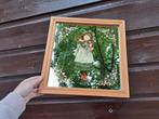 Sarah Kay Holly Hobbie pop poppen vintage retro spiegel glas, Ophalen of Verzenden, Vierkant, 50 tot 100 cm, Minder dan 100 cm
