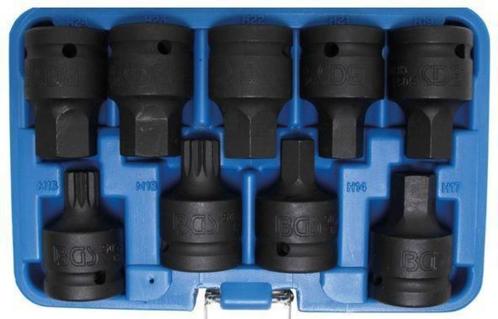 KRACHT BITDOP SET INBUS EN VEELTAND 3/4" 9-DELIG BGS, Auto diversen, Autogereedschap, Nieuw, Ophalen of Verzenden