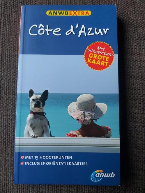 ANWB reisgids Cote d'Azur + handige kaart, Boeken, Reisgidsen, Gelezen, Reisgids of -boek, Europa, ANWB, Ophalen of Verzenden
