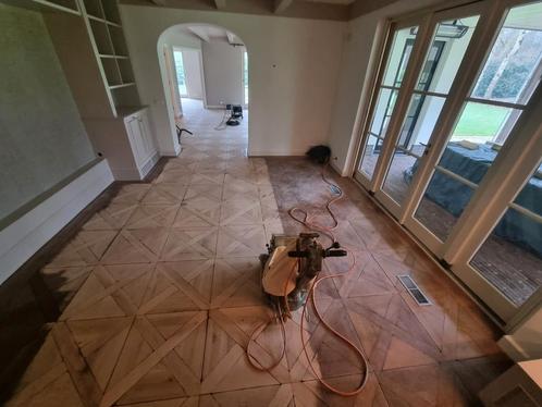 Parketvloer geschuurd vanaf €10 per M2, Huis en Inrichting, Stoffering | Vloerbedekking, Zo goed als nieuw, Parket, 25 tot 50 m²
