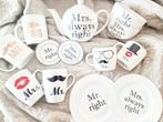 Mr & Mrs Servies Set, Huis en Inrichting, Keuken | Servies, Ophalen, Nieuw, Overige stijlen, Kop(pen) en/of Schotel(s)