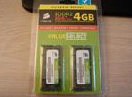 Corsair 4GB DDR2-667 SO-DIMM VS2GSDS667D2, Computers en Software, RAM geheugen, Ophalen of Verzenden, Zo goed als nieuw, DDR2