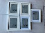 IKEA Ribba Fotolijsten - Set van 4, zie tekst., Ophalen of Verzenden, Zo goed als nieuw
