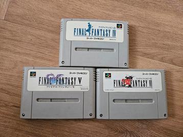 Final Fantasy IV, V en VI (Nintendo Famicom) beschikbaar voor biedingen