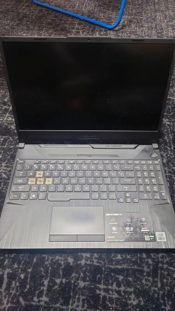 ASUS TUF Gaming FX506LI - Defect, voor onderdelen, Computers en Software, Windows Laptops, Niet werkend, 15 inch, SSD, Onbekend
