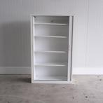 Roldeurkast, 120x43x197cm, Wit, 4 legborden, Kast, RD104,, Gebruikt, 100 tot 150 cm, -, -