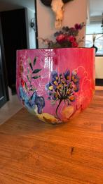 Bloempot fiesta fuschia by lammie ts collection, Rond, Binnen, Ophalen of Verzenden, Zo goed als nieuw