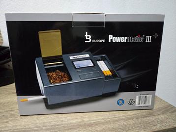Powermatic III+ Elektrische Sigarettenmachine beschikbaar voor biedingen