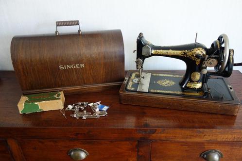 Hand naaimachine Singer No.28, Antiek en Kunst, Antiek | Naaimachines, Ophalen of Verzenden