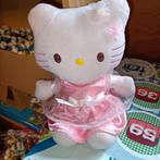 Hello Kitty knuffel met roze jurk knuffel 25 cm groot, Poes, Ophalen of Verzenden