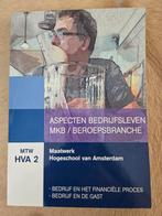 Aspecten Bedrijfsleven MKB - HVA, Boeken, Studieboeken en Cursussen, Ophalen of Verzenden, Zo goed als nieuw, MBO, Onbekend