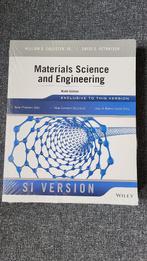Material Science and Engineering boek 9de editie, Boeken, Studieboeken en Cursussen, William D. Callister, Nieuw, Beta, Ophalen of Verzenden