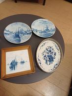 delft blauw en schilderijtje sphins, Antiek en Kunst, Antiek | Wandborden en Tegels, Ophalen of Verzenden