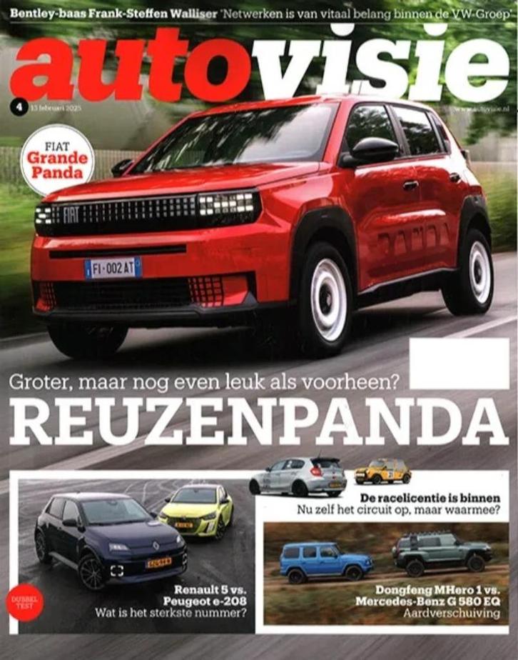 Autovisie 4 2025 : Peugeot e-208 GT - Renault 5 E-Tech - BMW, Boeken, Auto's | Folders en Tijdschriften, Gelezen, Algemeen, Ophalen of Verzenden