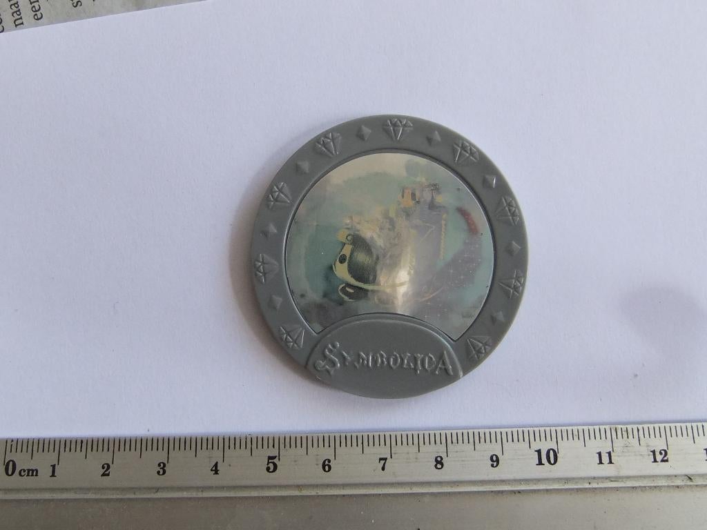 efteling  symbolicamunt  nr 19 fantasievaarder 5cm, Verzenden, Zo goed als nieuw, Overige typen
