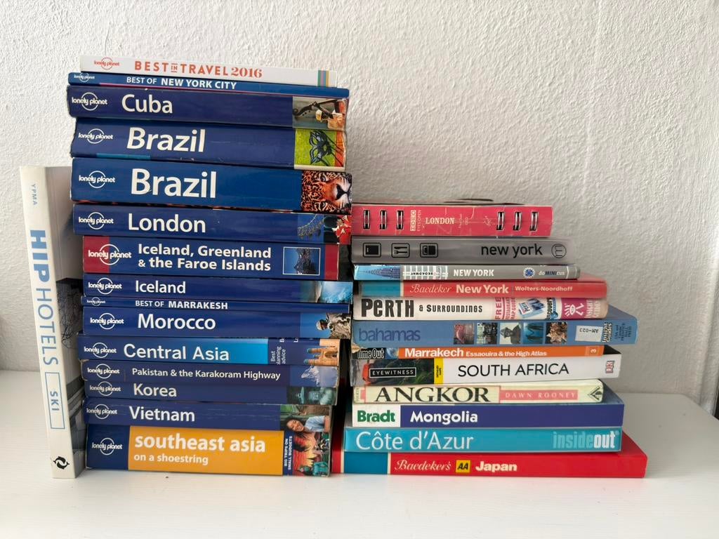 28 Reisgidsen: Lonely Planet, Bradt, Time Out etc., Boeken, Gelezen, Lonely Planet, Ophalen of Verzenden, Reisgids of -boek