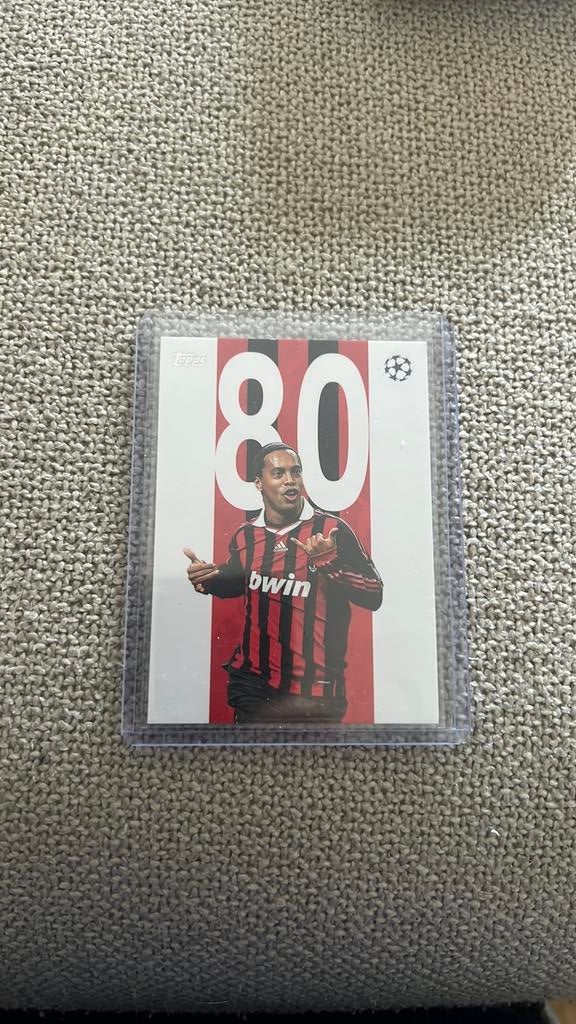 Ronaldinho 80 topps match attax 2026, Ophalen of Verzenden, Zo goed als nieuw, Plaatje