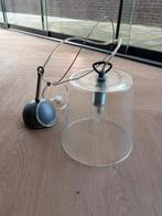 Glazen hanglamp, Huis en Inrichting, Ophalen, Gebruikt, Minder dan 50 cm