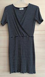 Modström jurk donkerblauw/witte streep, Verzenden, Nieuw, Maat 38/40 (M), Blauw