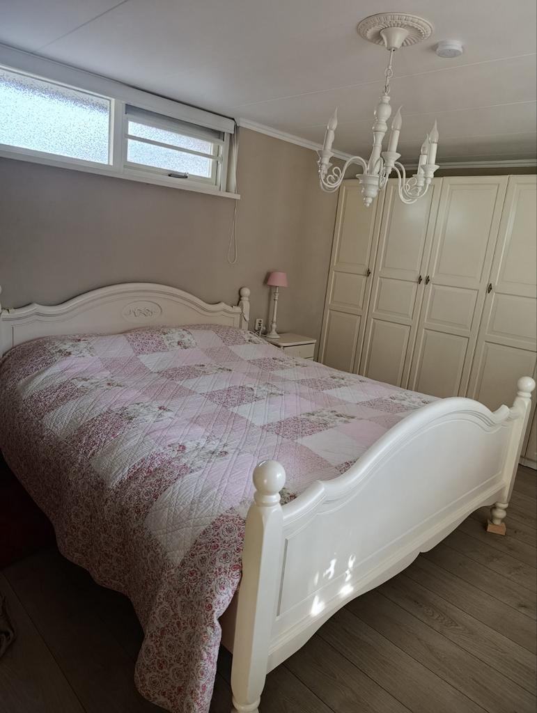 GRATIS Bed ombouw 180 x 210, Ophalen, Gebruikt, Tweepersoons