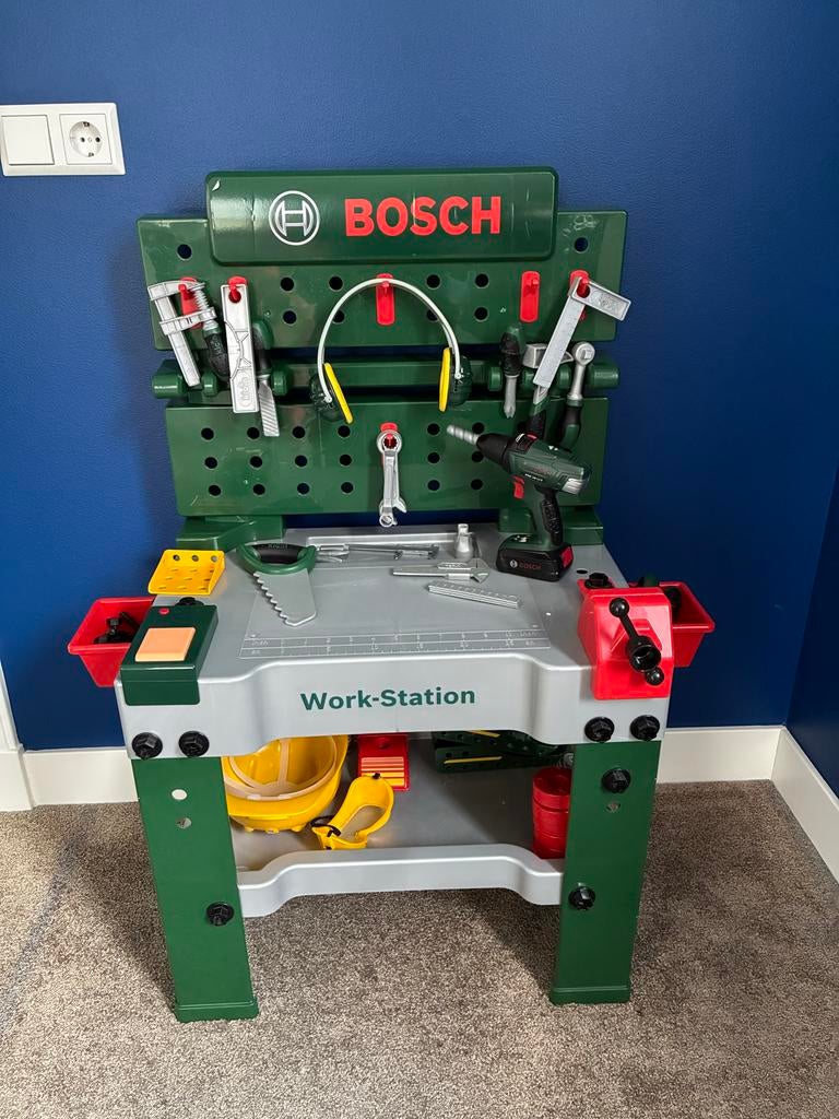 Bosch Kinderwerkbank met accessoires, Ophalen, Gebruikt, Jongen of Meisje