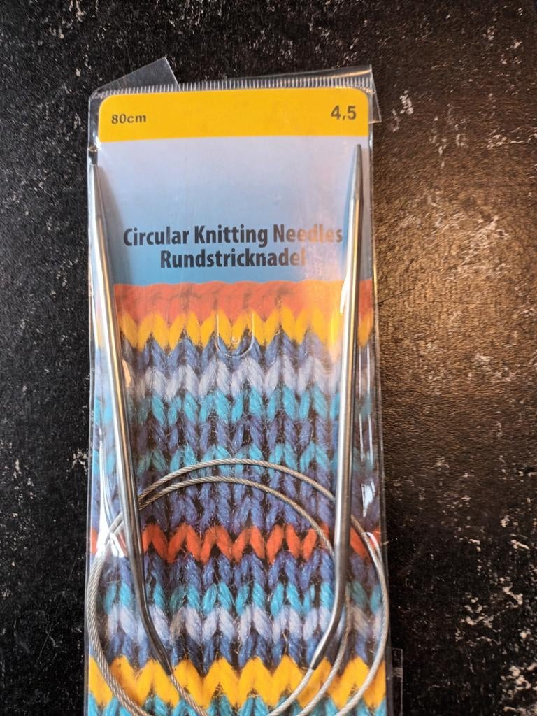 Rondbreinaald 4,5 mm, 80 cm, Ophalen of Verzenden, Nieuw, Breien, Naald