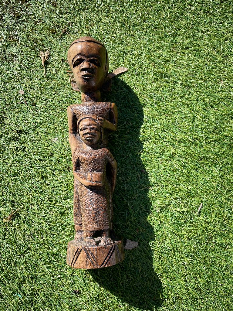 Afrikaans beeld, Antiek en Kunst, Kunst | Beelden en Houtsnijwerken, Ophalen of Verzenden