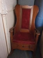 Antieke eiken schommelstoel., Ophalen