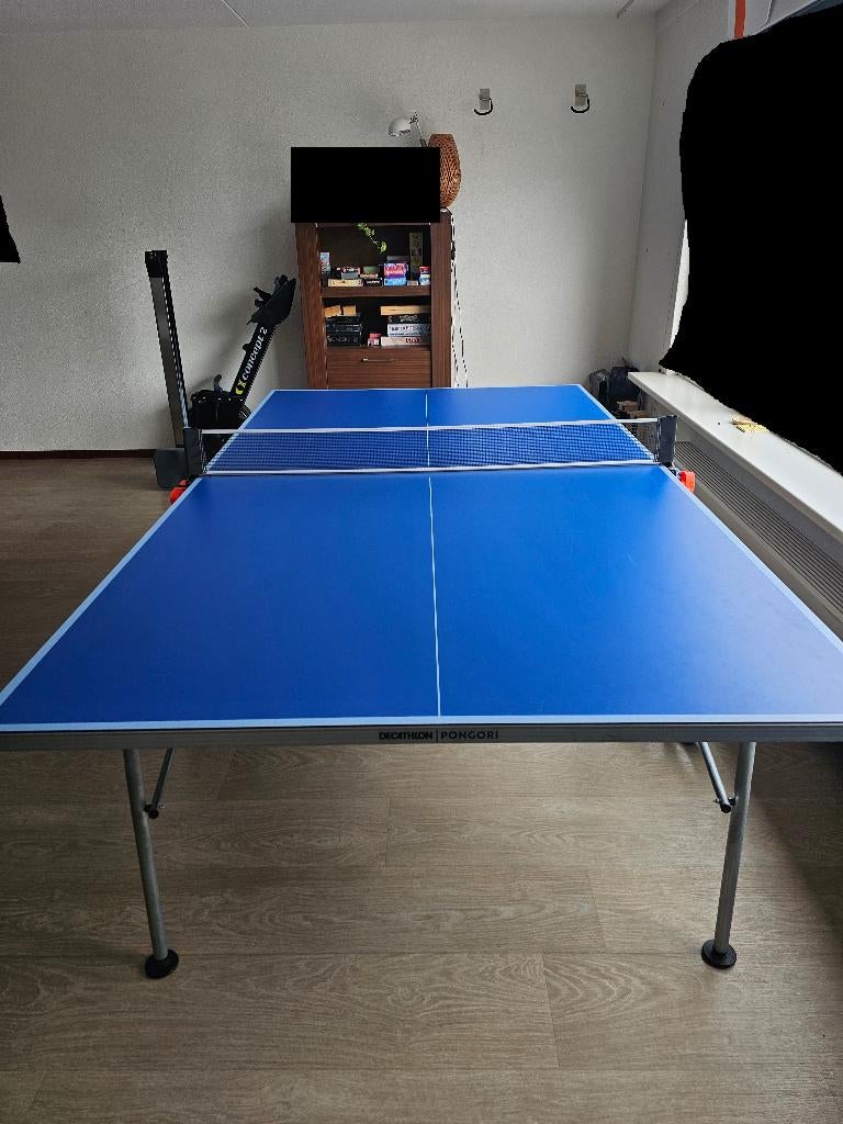 Decathlon Pongori PPT 500 Outdoor pingpongtafel, Ophalen, Zo goed als nieuw, Tafel Outdoor, Verrijdbaar