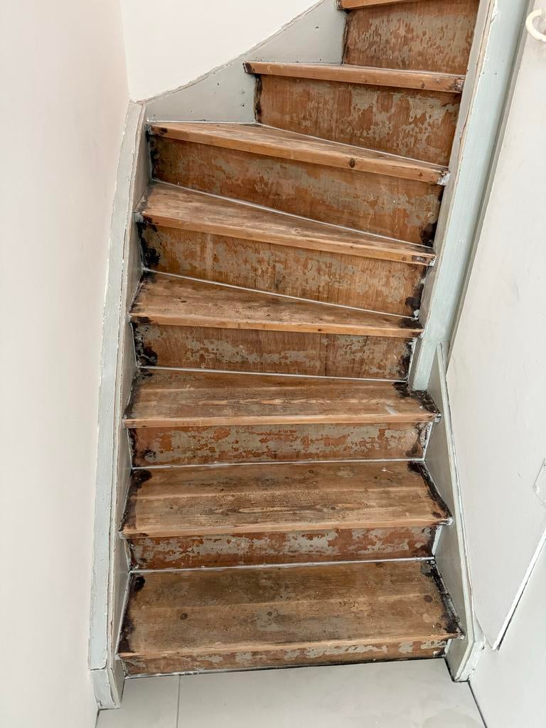 Traprenovatie – Schuren, herstellen en schilderen, Doe-het-zelf en Verbouw, Ladders en Trappen, Ophalen of Verzenden