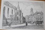 twee keer Zwolle - Grote Markt - getekend - nieuw, Verzenden, 1980 tot heden, Ongelopen, Overijssel