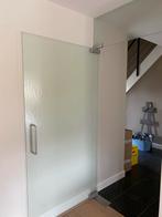 Glazen tussendeur met twee draairichtingen, Doe-het-zelf en Verbouw, Deuren en Horren, 80 tot 100 cm, Binnendeur, Ophalen of Verzenden