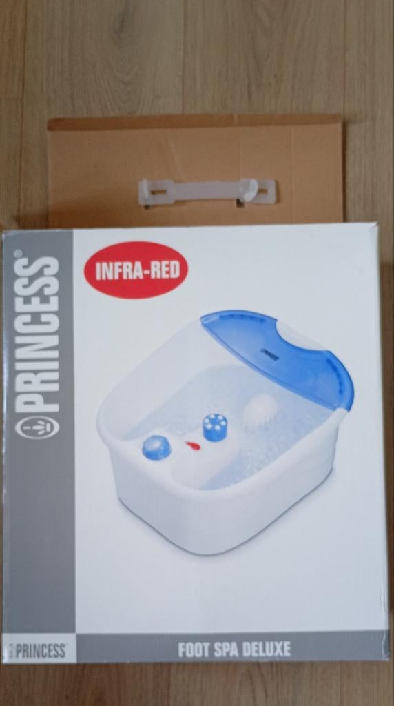 Wit en blauwe Princess Foot Spa DeLuxe Infrarood, Ophalen of Verzenden, Gebruikt, Hand- en Voetverzorging