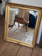 Klassieke goudkleurige spiegel, Ophalen of Verzenden, Rechthoekig