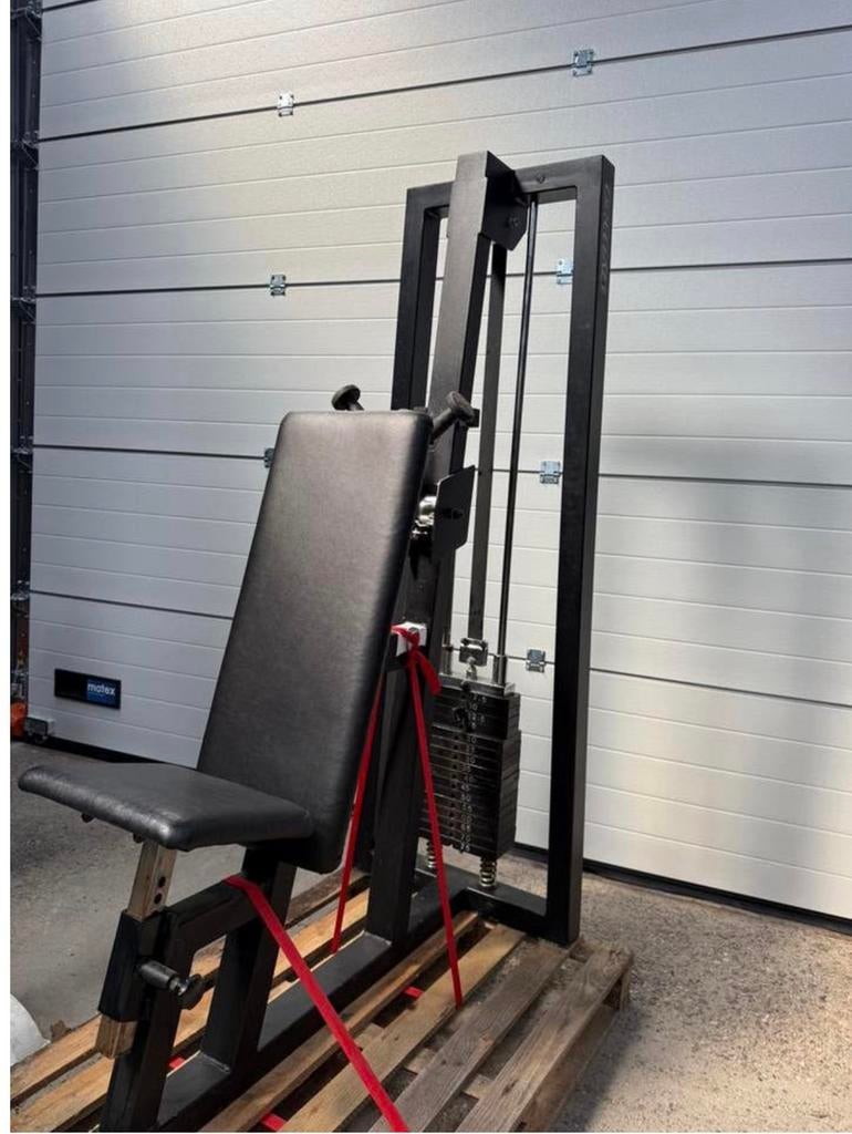 Gym 80 French press / overhead tricep machine / Black, Ophalen, Benen, Gebruikt, -