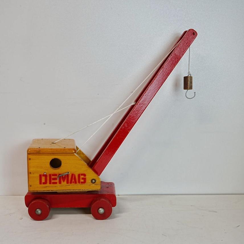 Jaren 60 houten kraan., Antiek en Kunst, Ophalen