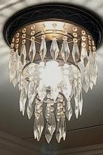 Fraaie plafonnière/hanglamp., Ophalen of Verzenden, Zo goed als nieuw, Glas