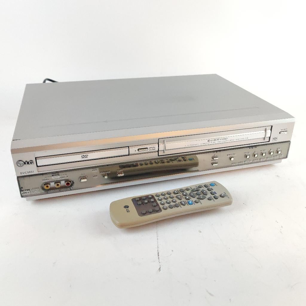 LG DVC5931 DVD + VHS combi + AB || Nu voor € 139.99, Audio, Tv en Foto, Videospelers, Gebruikt, Ophalen of Verzenden