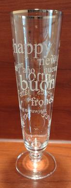 Warsteiner Nieuwjaar Glas. (F), Ophalen of Verzenden, Gebruikt, Glas of Glazen, Overige merken