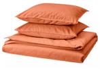 IKEA ÄNGSLILJA Dekbedovertrek roodbruin 240x220 met 2 slopen, Dekbedovertrek, Oranje, Ophalen of Verzenden, Nieuw