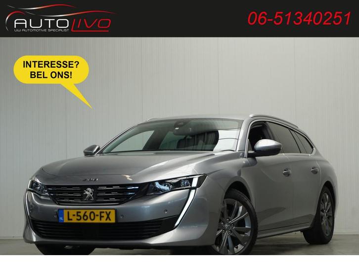 Peugeot 508 SW 1.2 PureTech Blue Lease Allure AUTOMAAT! G. N, Auto's, Peugeot, Bedrijf, Te koop, 360° camera, ABS, Achteruitrijcamera