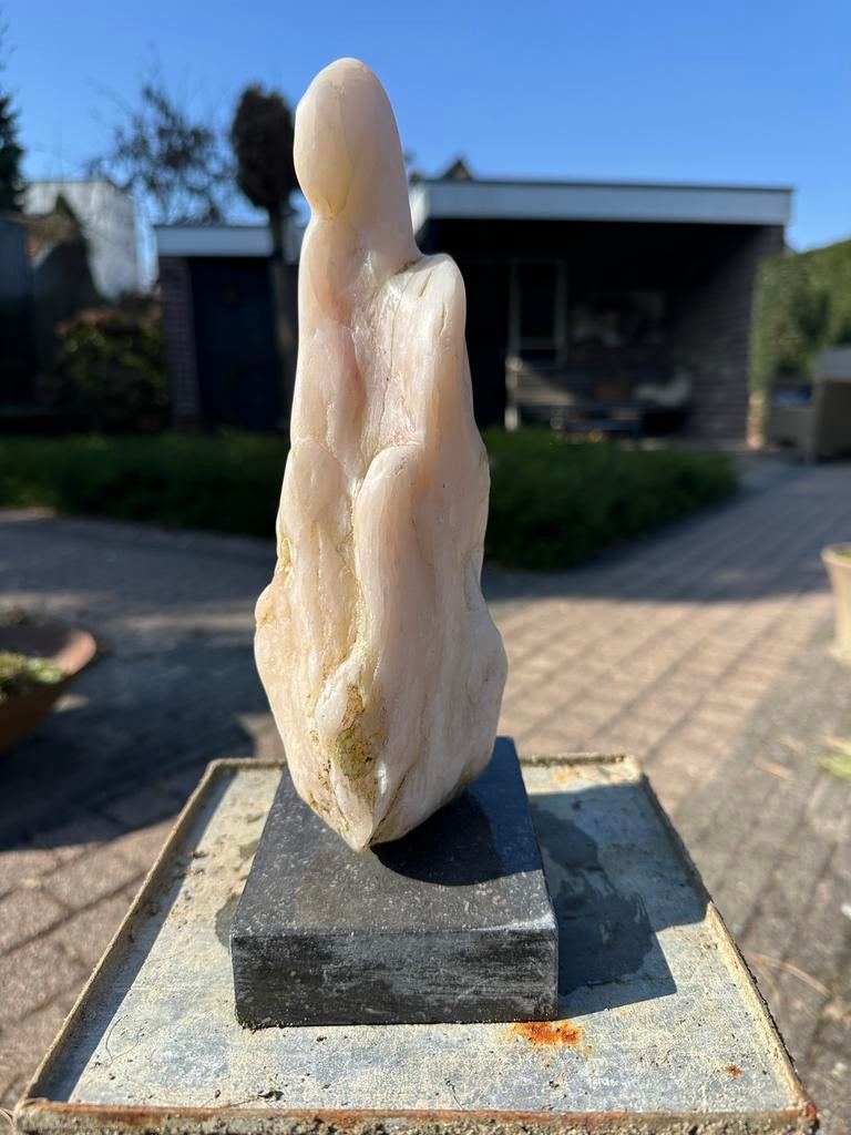 Speksteen sculptuur "Moeder en Kind", Ophalen