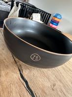 Zusss aardewerk schalen zwart, Gebruikt, Schaal, Rond, Ophalen of Verzenden