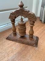 Boeddhistische Houten Gebedsrol Mane Gebedsmolen, Ophalen of Verzenden, Zo goed als nieuw