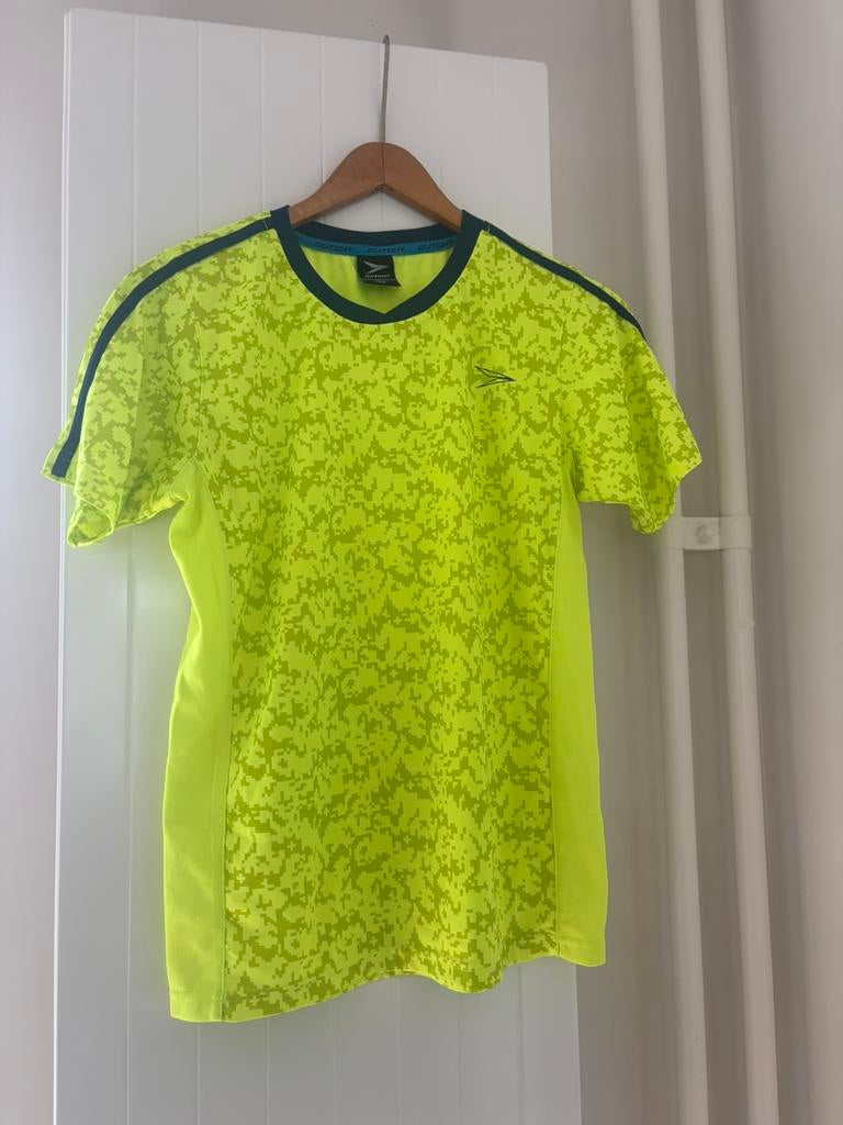 Geel / groen sportshirt neon geel Dutchy  – maat 152 Tshirt, Kinderen en Baby's, Kinderkleding | Maat 152, Jongen of Meisje, Sport- of Zwemkleding