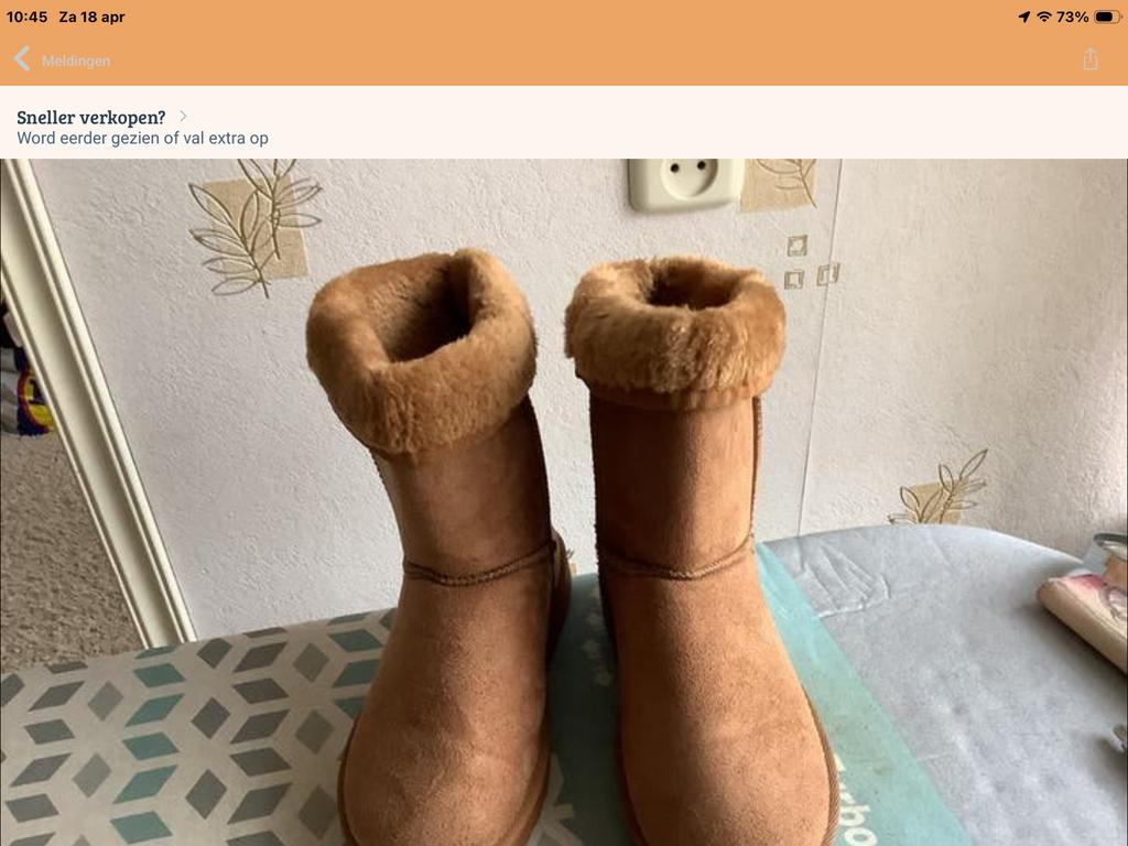 Laarzen mt 39.    Nieuw.    Suede., Bruin, Lage of Enkellaarzen, Nieuw, Ophalen of Verzenden