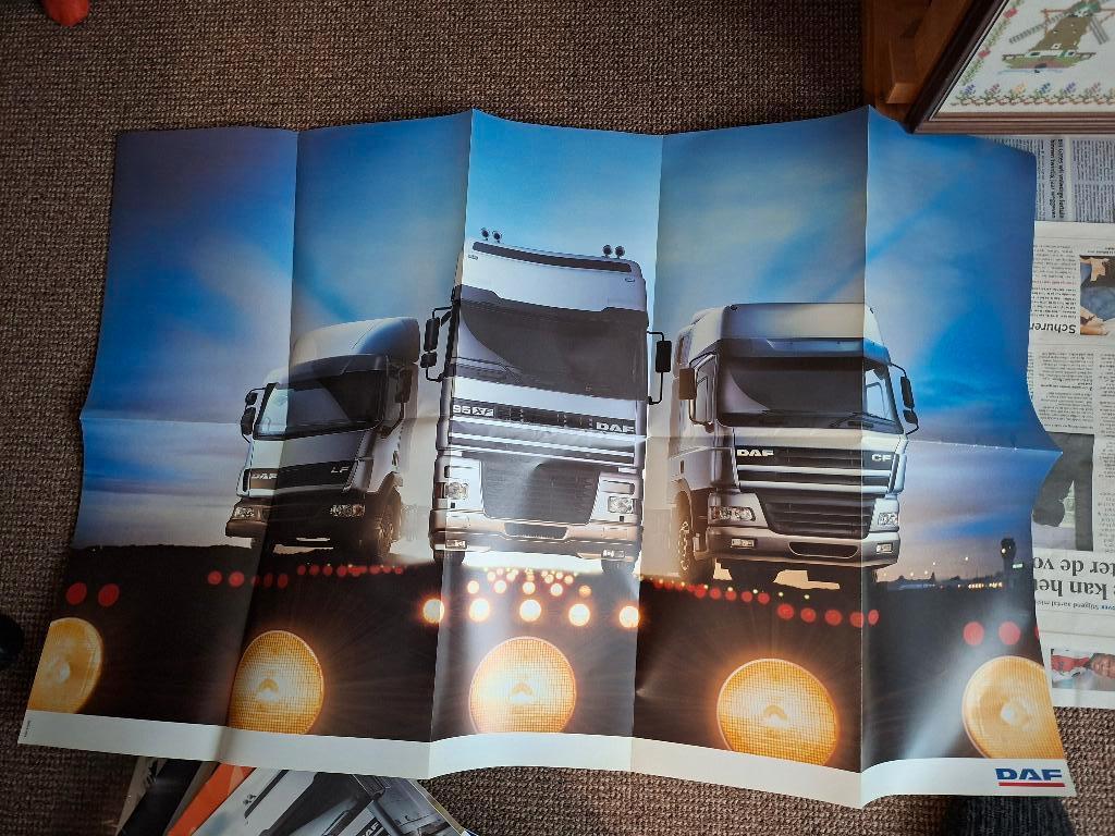 Daf set met posters, folders, stickers en tijdschriften, Ophalen of Verzenden, Zo goed als nieuw, Overige merken, DAF