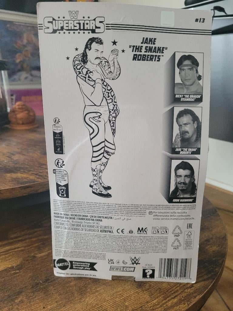 WWE Superstars Jake "The Snake" Roberts Signed, Ophalen of Verzenden, Nieuw