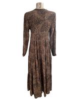 By-Bar jurk M, Bruin, Ophalen of Verzenden, Zo goed als nieuw, Onder de knie