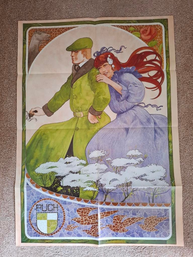 Puch poster / folder, Ophalen of Verzenden, Nieuw